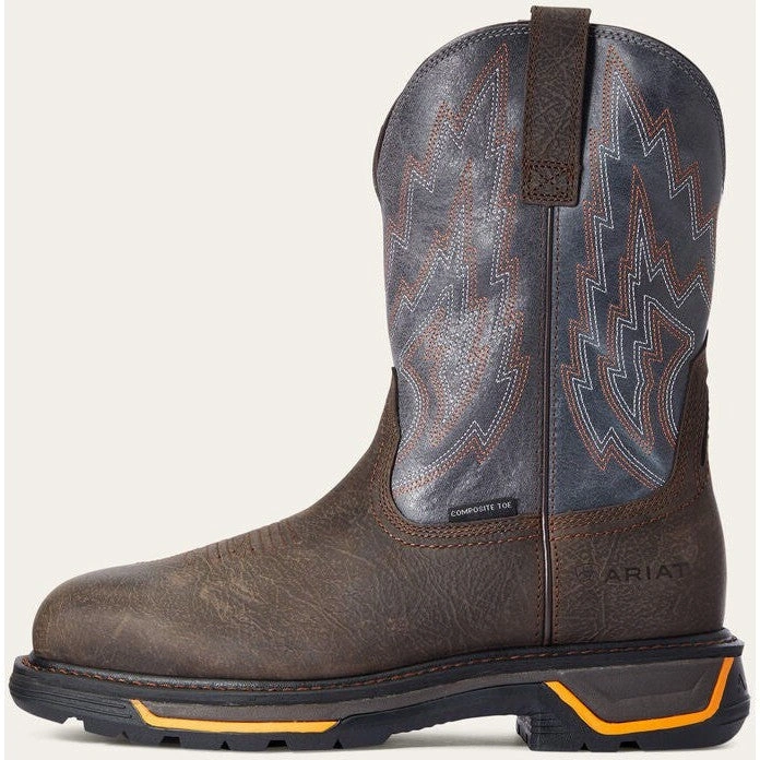 Ariat Big Rig: Kaffee Westernstiefel für Männer – Dein robuster Partner am Bau. Größe 44? Kein Problem!